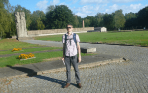 Jonny Blair at Stuthof German Concentration camp