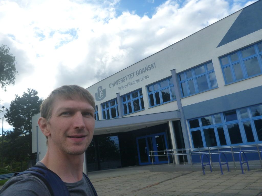 Arrival at the University of Gdańsk