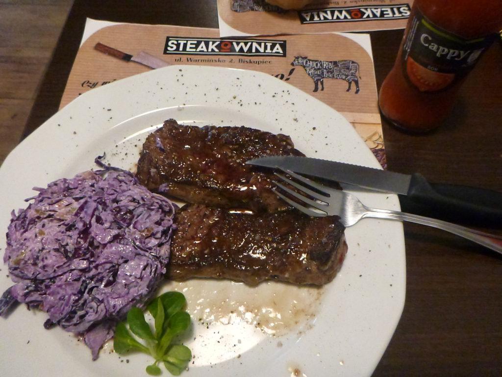 Smaczne Środy: Polish Sirloin Steak at Steakownia, Biskupiec