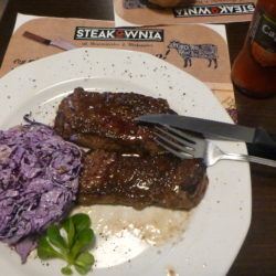 Smaczne Środy: Polish Sirloin Steak at Steakownia, Biskupiec