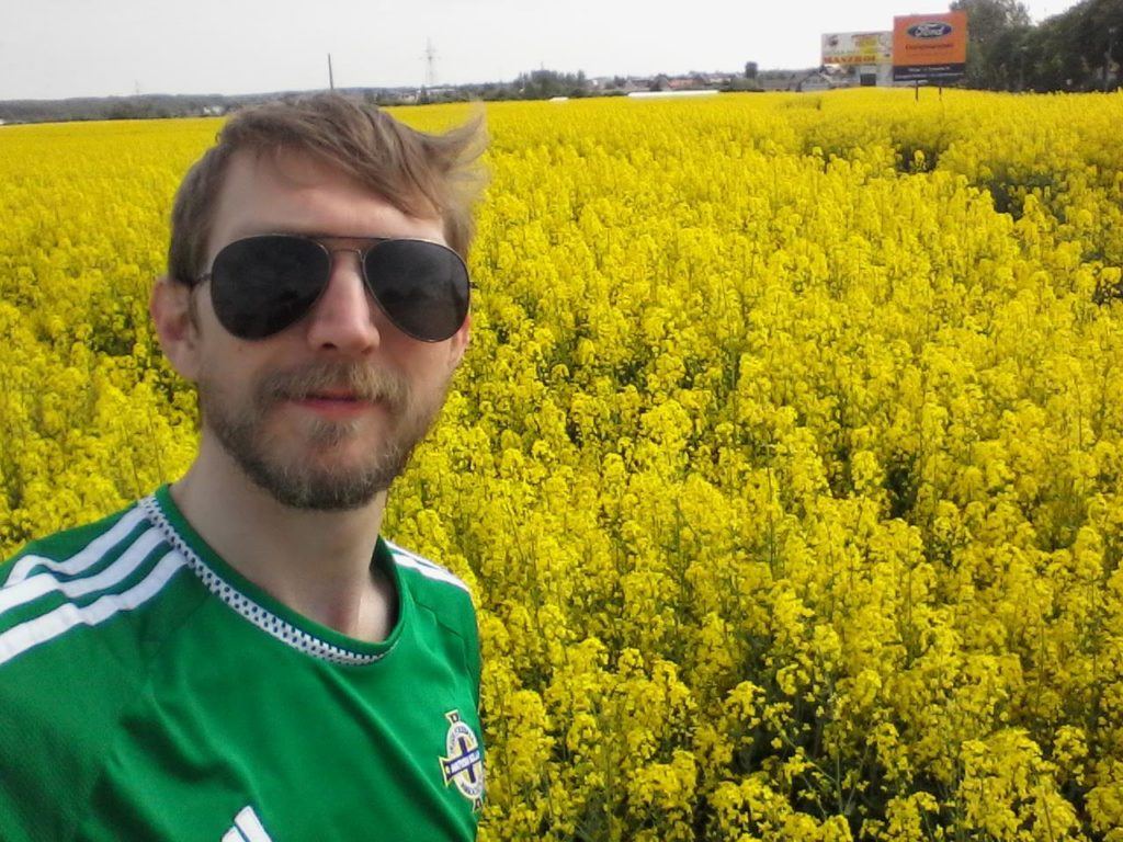 Yellow Rapeseed Oil Fields of Kokoszkowy