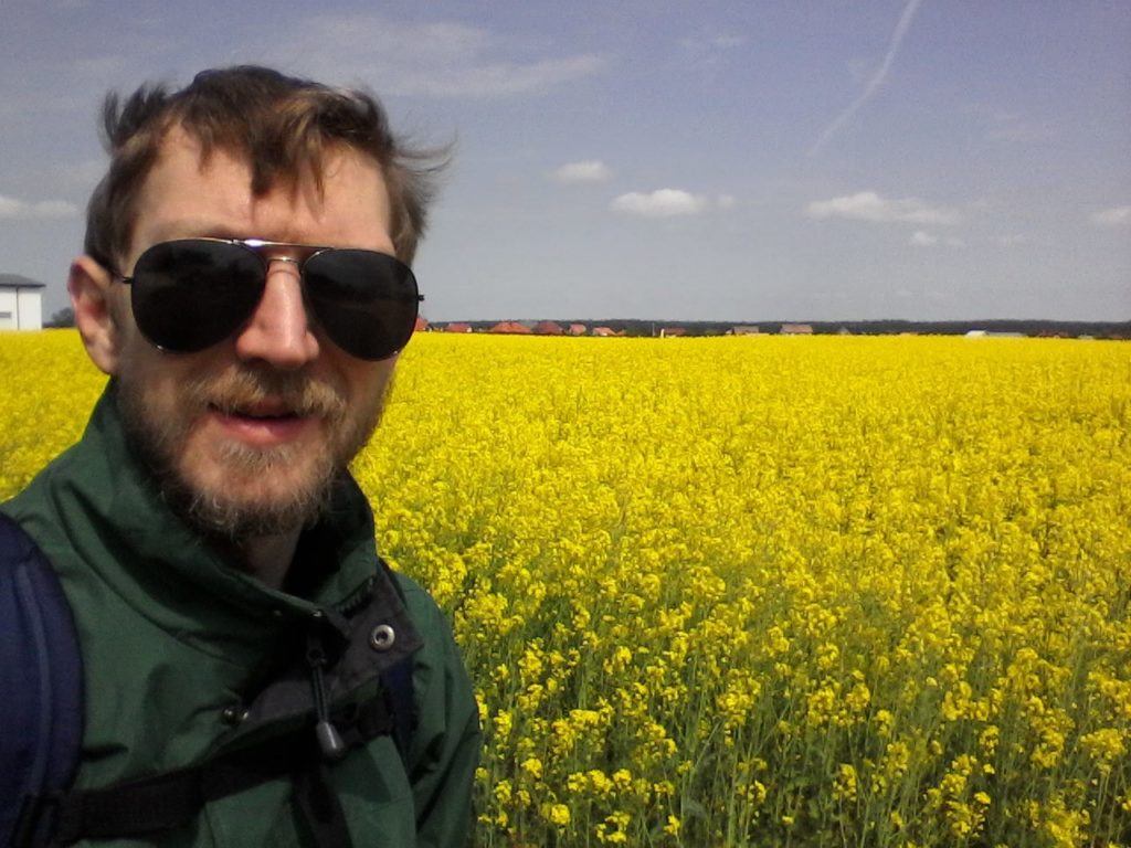 Tourist in Kokoszkowy: Jonny Blair, Northern Irishman in Poland