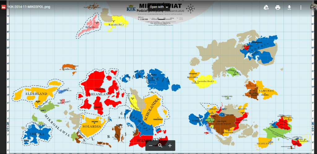 Micronations World Map