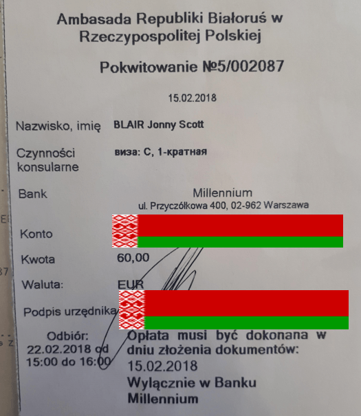 How to get a Belarus Visa in Warsaw