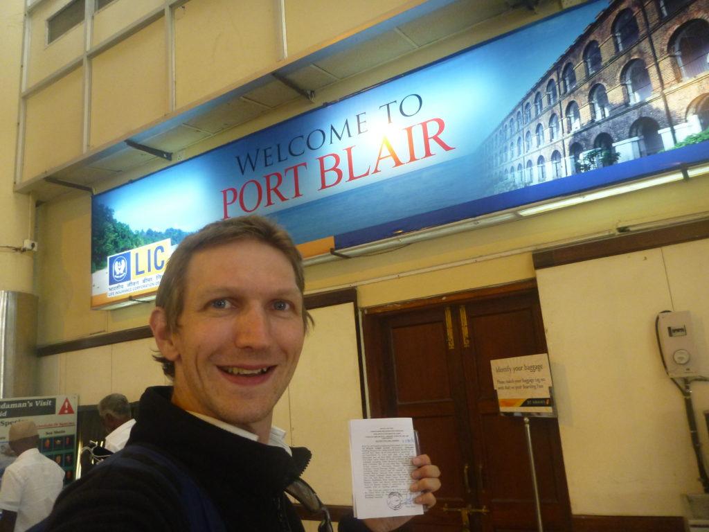 Arrival in my town: Port BLAIR. I'm not Polish.