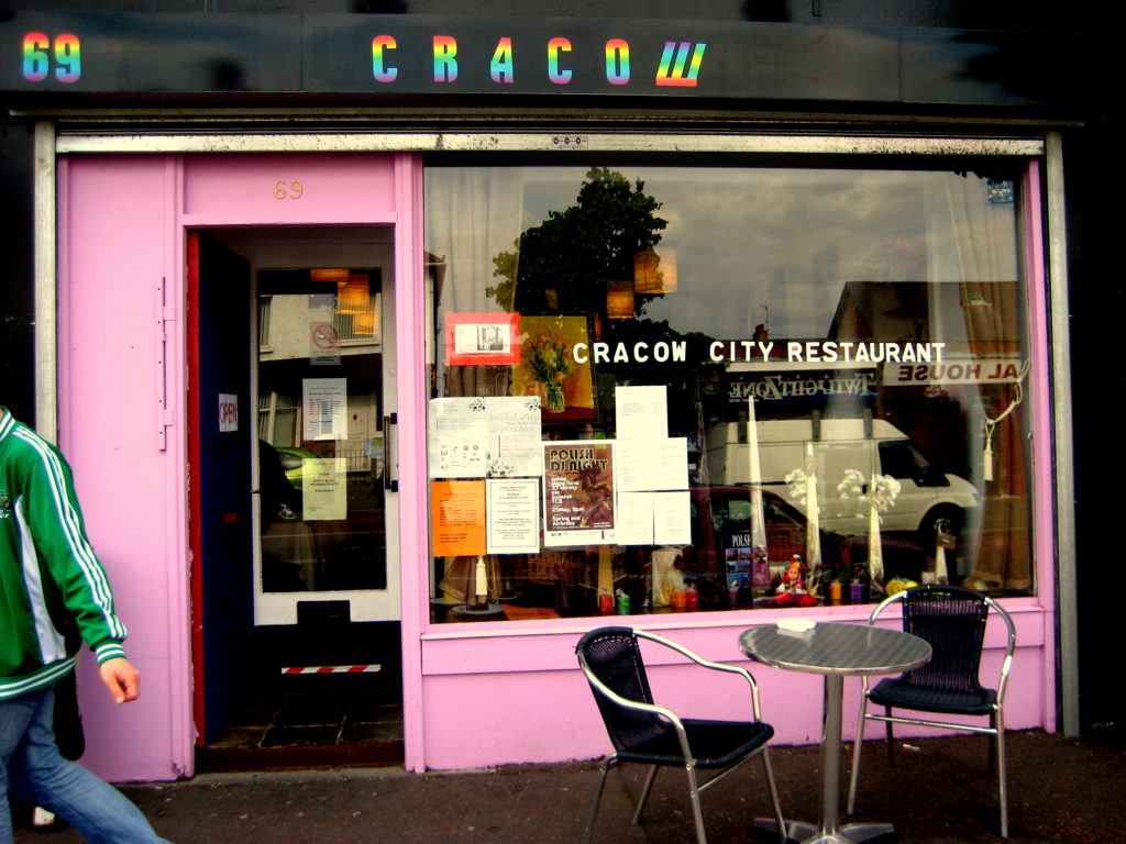 Cracow Polish Restaurant which was once on the Cregagh Road in Belfast, Northern Ireland