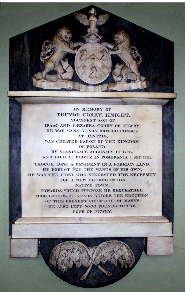 Sir Trevor Corry Memorial in Newry