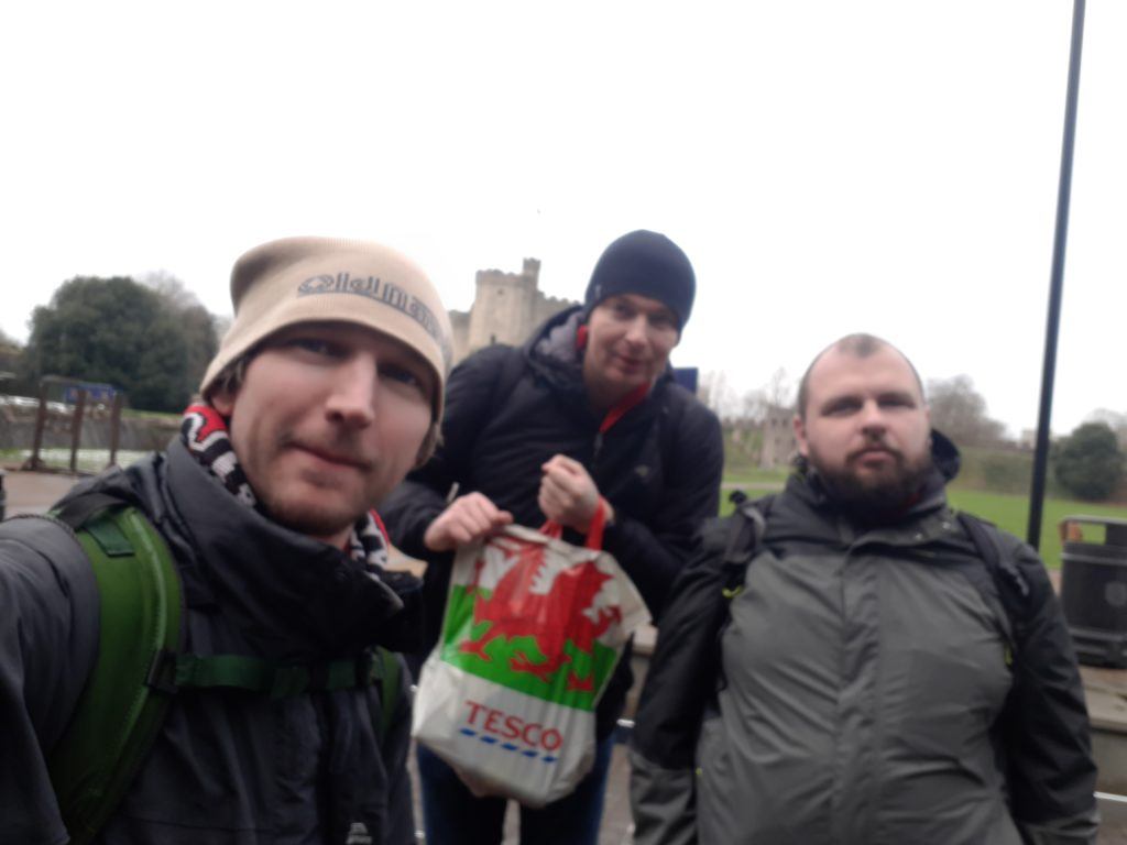 Cardiff Castle and the Welsh Dragon, February 2019