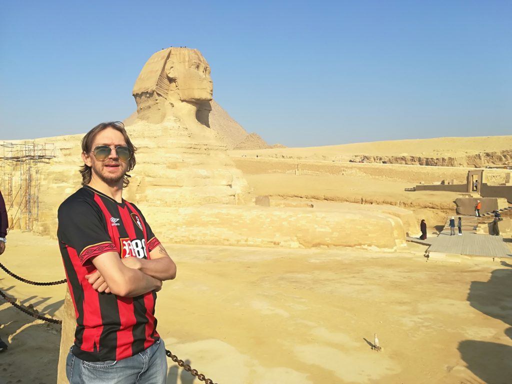 Visiting The Sphinx in Egypt