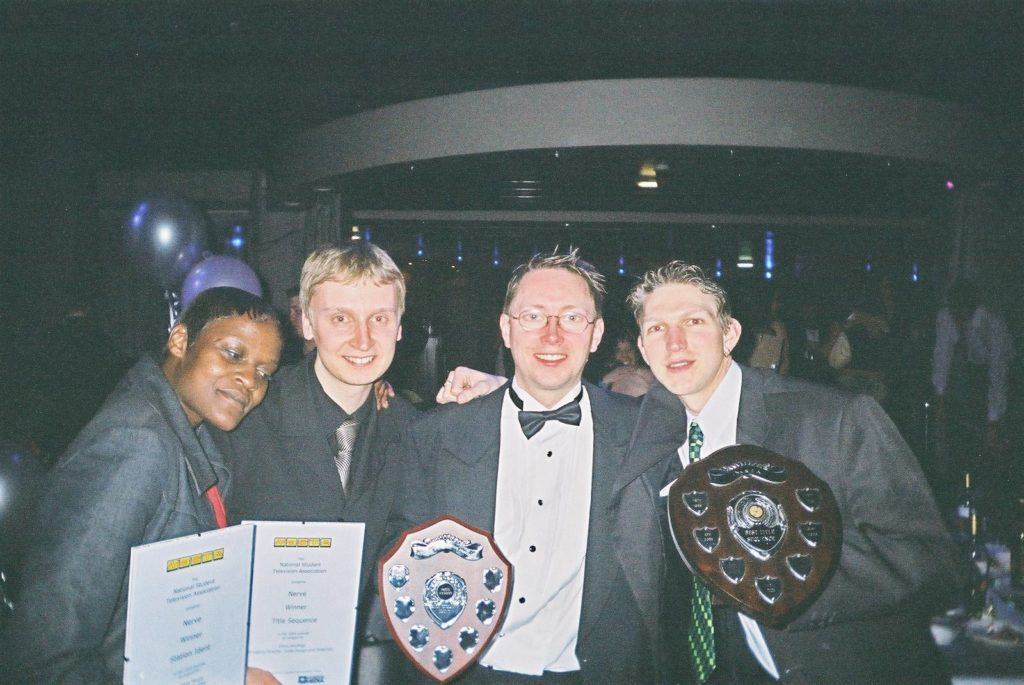 Representing Bournemouth University at the NASTAs in Loughborough, April 2005