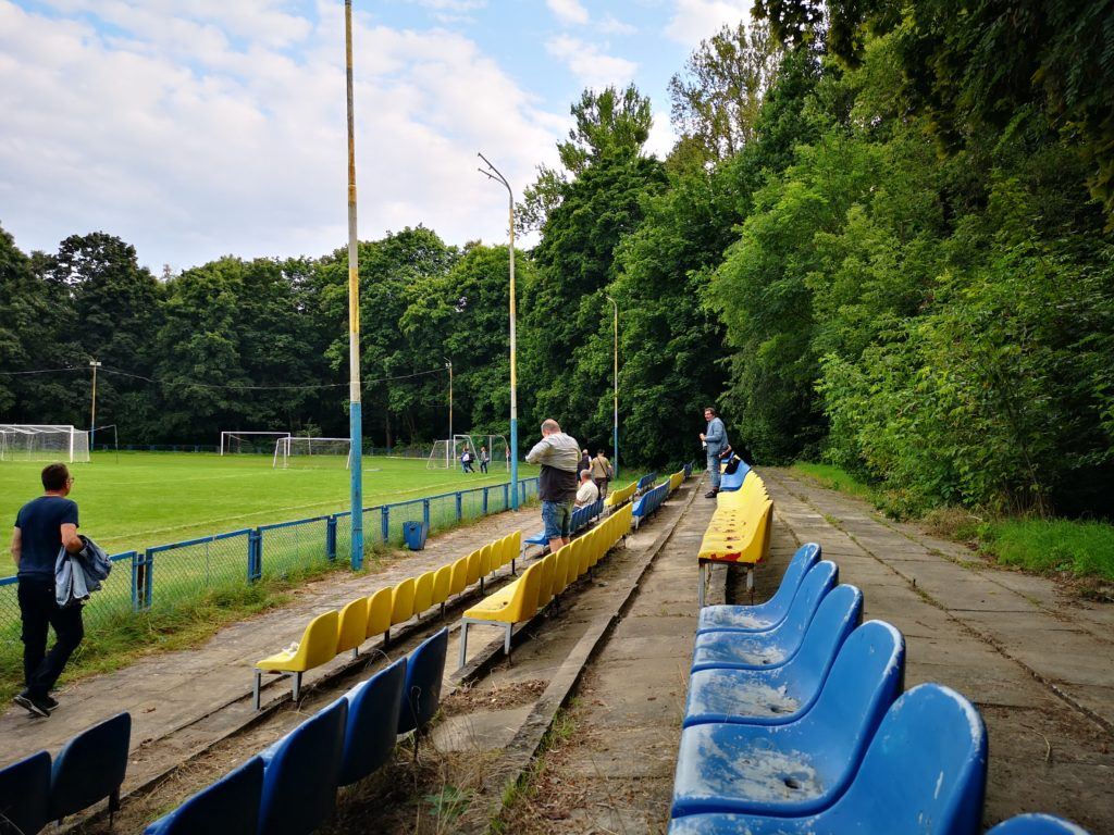 The stadium at Kolejarz Łódź