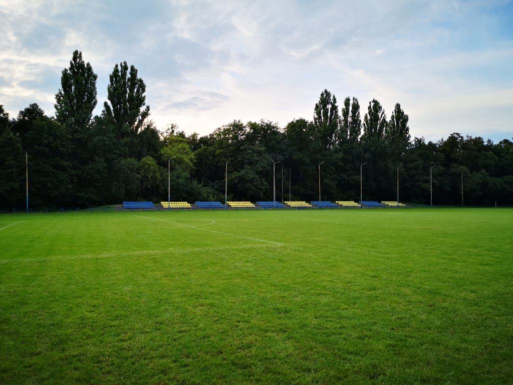 The stadium at Kolejarz Łódź